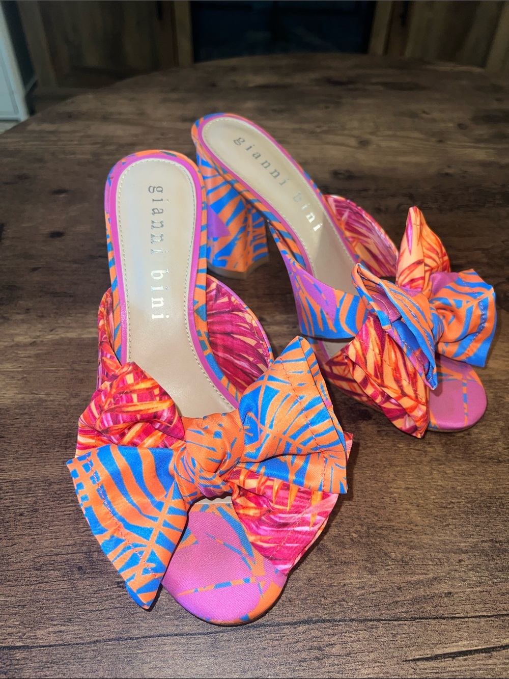 Gianni Bini Bow Slide Mules